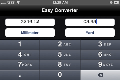 Easy Converter - universal unit convert ( length, area, volume, speed, weight, temperature ) screenshot 4