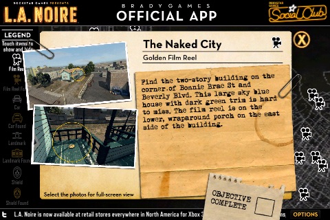 BRADYGAMES Official L.A. NOIRE APP screenshot-3