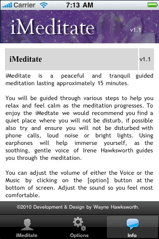 iMeditate screenshot 2