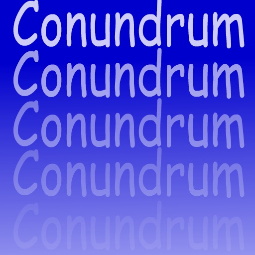 Conundrum - The shake'em'up word game. icon