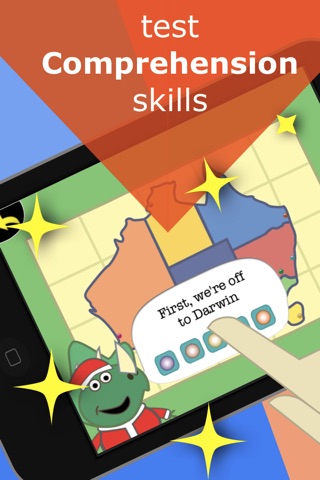 Terry Santa's Top Kids Learning Aussie Geography Quiz Game - Special Christmas Present Australian Delivery Service screenshot 3