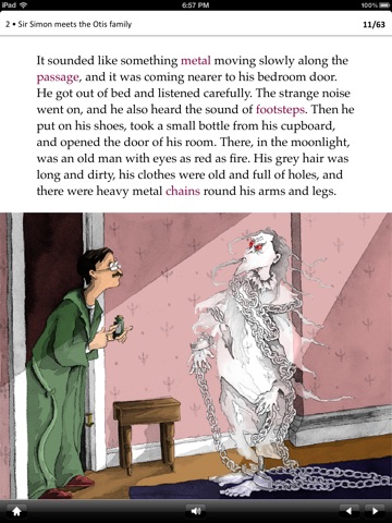 The Canterville Ghost: Oxford Bookworms Stage 2 Reader (for iPad) screenshot 2