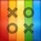 Classic Tic Tac Toe game, customizable backgrounds and  one or two player