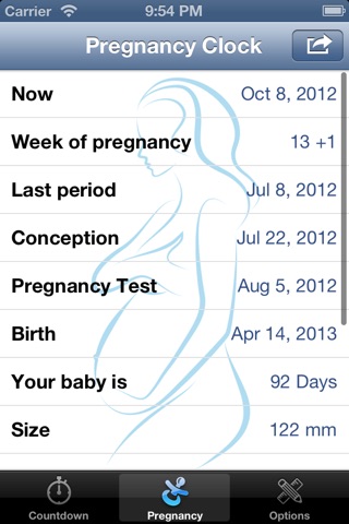 Schwangerschaftsuhr screenshot 3