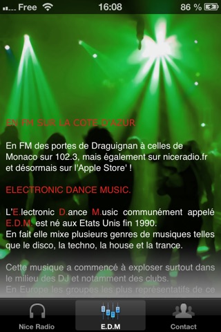 NICE RADIO 'ELECTRONIC DANCE MUSIC & NEWS' screenshot 2