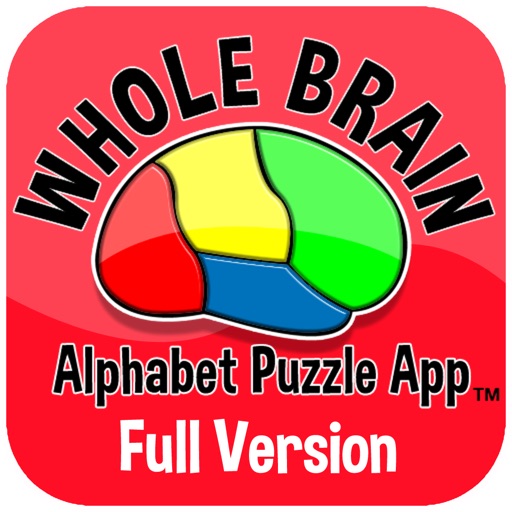 Whole Brain Alphabet Puzzle App - FULL icon