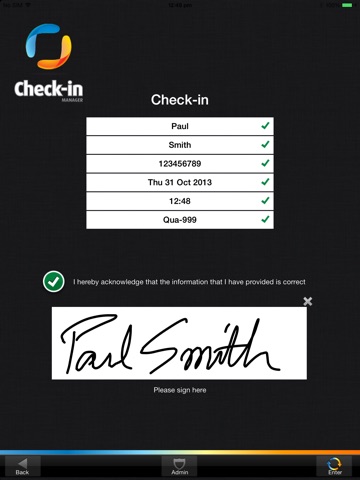 Check-in Manager screenshot 2