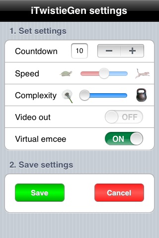 iTwistieGen screenshot 2