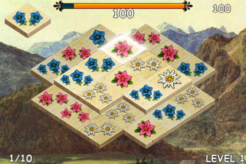 Mahjong: Alpine story HD Free screenshot 2