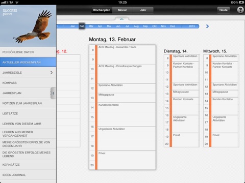 SUCCESSplaner screenshot 2
