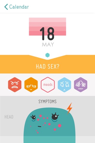 Period Tracker with Mood, Fertility & Birth Control Pill Diary with Reminder screenshot 3