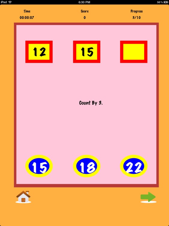 A Number Math App - practice basic elementary number facts for kindergarten, 1st and 2nd grade kids - FREE