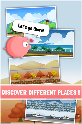 Bouncy Piggies Jump - Cool Jumping Piggy Game For Kids FREE screenshot 2