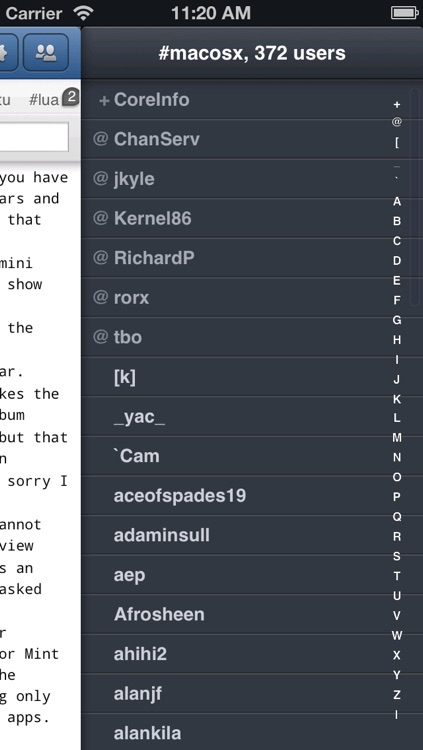 Mango HD Universal - IRC Chat client