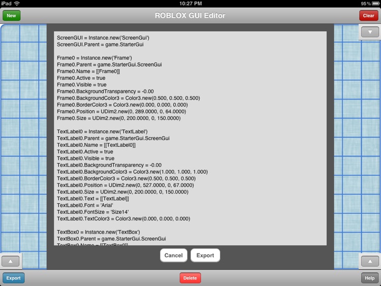 GUI Designer for ROBLOX screenshot-3