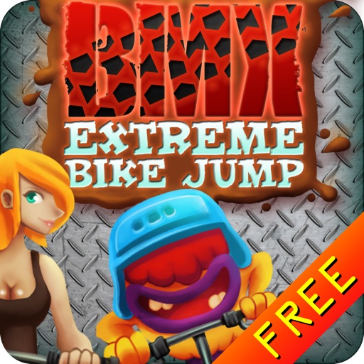 BMX Extreme Bike Jump Icon