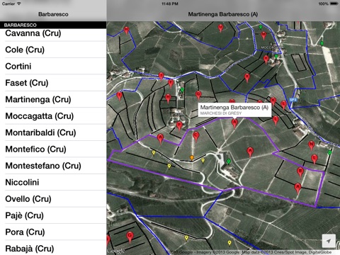 Barbaresco Wine Map screenshot 4