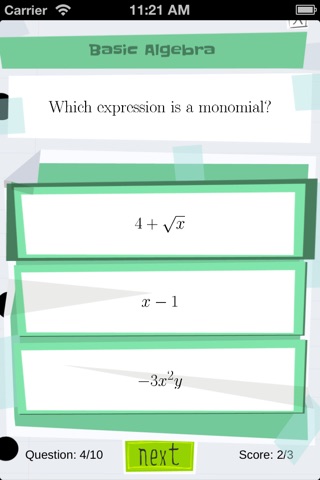 Algebra Basics screenshot 4