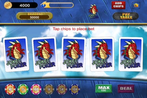 Video Dragon Poker screenshot 2