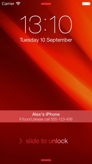 Contact Lockscreen Info