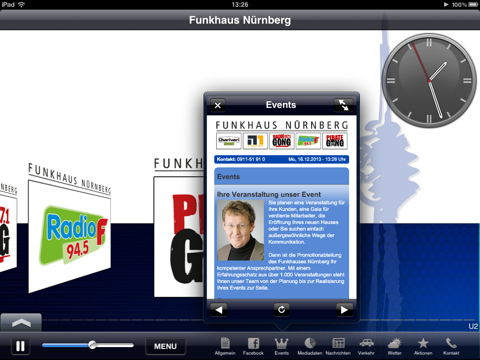 Funkhaus Nürnberg iPad Edition screenshot 3