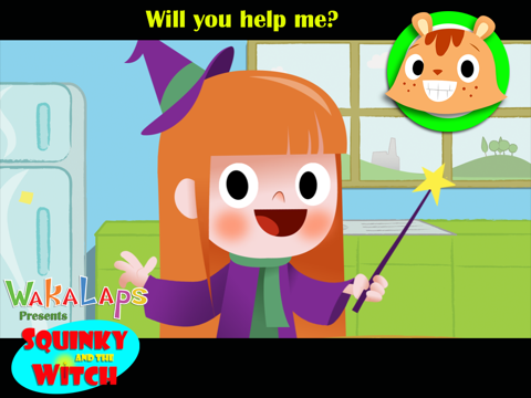 Waka: Squinky & the Witch - Interactive Animated Story for Kids to learn Colour, Shapes and Sizes screenshot 4