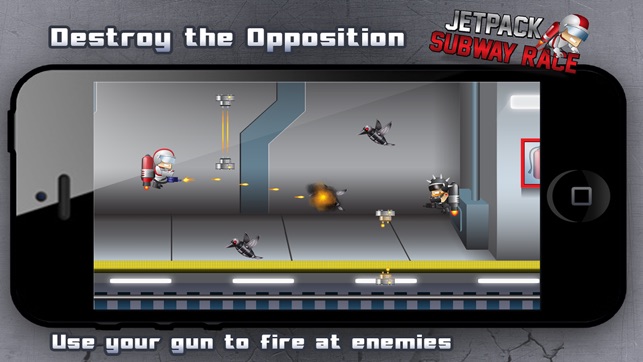 Jetpack Subway Fighter - Special Agent Endless Run Game(圖3)-速報App