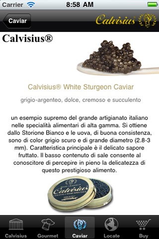 Calvisius Caviar screenshot 4