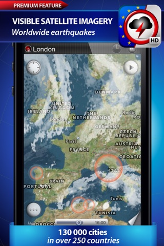 Weather Alert Map Europe screenshot 3