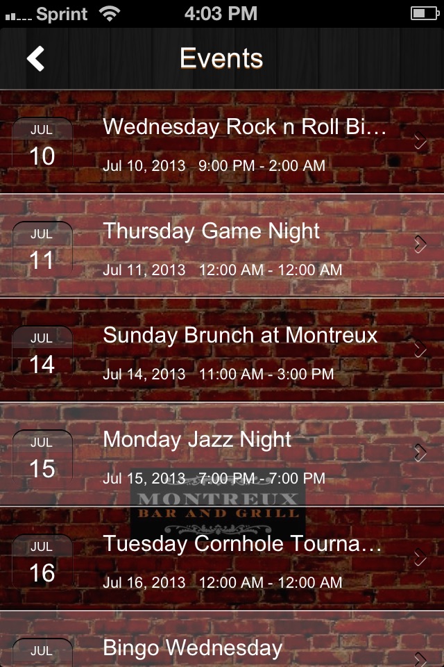 Montreux Bar and Grill screenshot 3