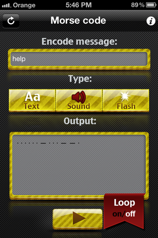 Morse Code - encode messages in Morse code screenshot 2
