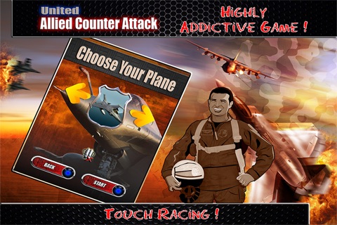 United Allied Counter Attack FREE : Jet Fighter Vs Migs Air skrimm screenshot 2