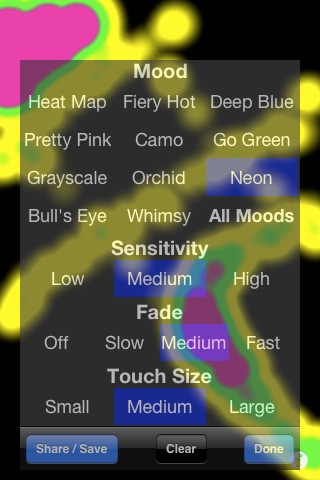 A Mood Pad - Heat Sensitive Surface