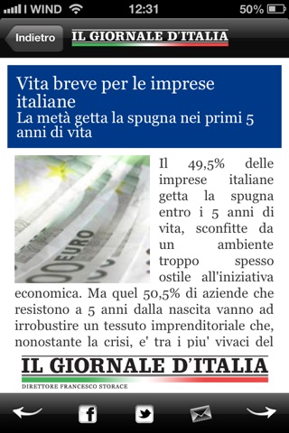 Il Giornale d'Italia RSS screenshot 4