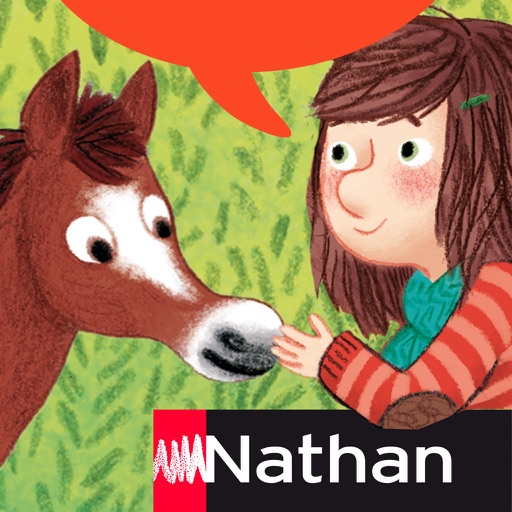 Les animaux de Lou : Vole Petit Galop . Premières Lectures Nathan iOS App
