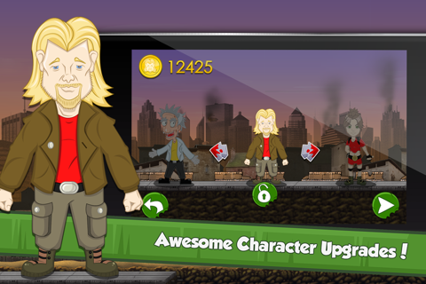 Zombie World War FREE - Plague Attack Run for Boys and Girls screenshot 3