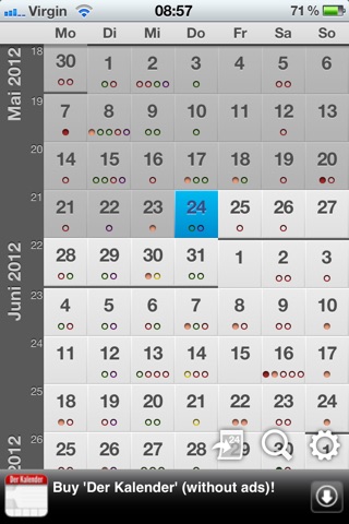 Der Kalender Lite screenshot 2