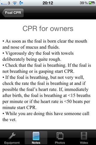 Foal CPR screenshot 3