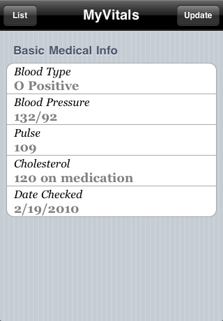 MyVitals screenshot 4