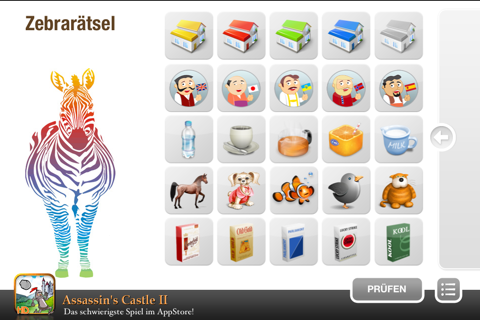 The Zebra Puzzle Free screenshot 3