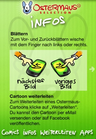 OSTERMAUS GRATIS - Lustige Oster-Comics zum Versenden als E-Card screenshot 3