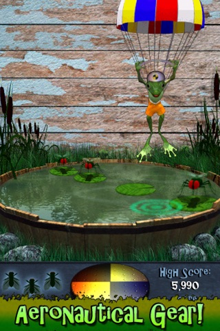 Slyde the Frog™ - the Free Feverish Froggy Flying Fun Fest Game! Screenshot 4