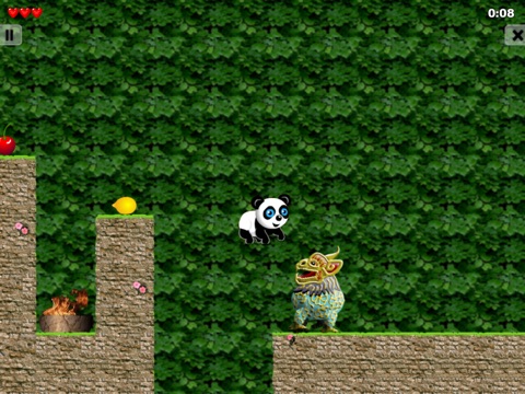 Panda! Jump&Run Game for iPad HD Free screenshot 3