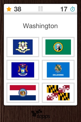 Flags U.S. - Free and Fun United States of America Flags Quiz Game screenshot 3