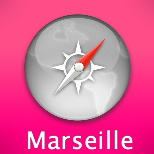 Marseille Travel Map (France)