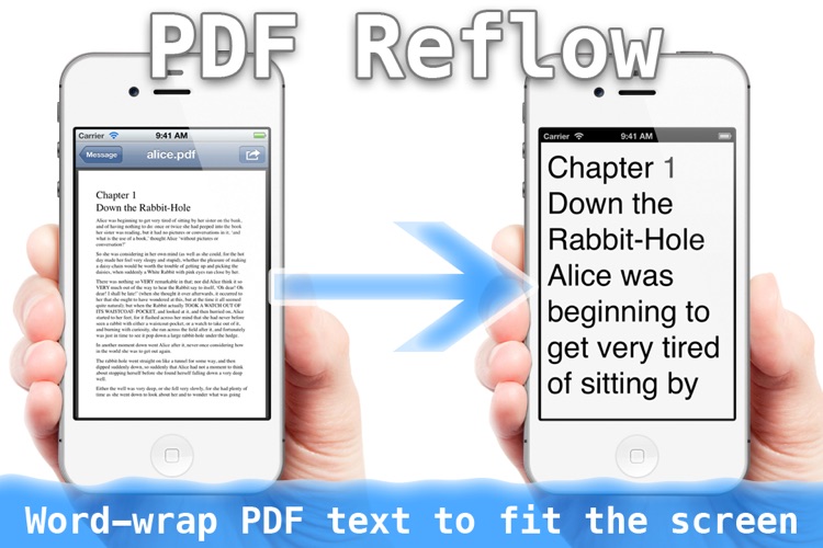BigReader : PDF Reflow with Large Font
