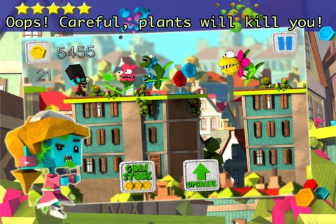A Paper Zombies and Cardboard Monster Plants 2 - A FREE GAME screenshot 2