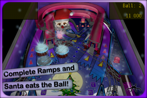 Xmas Pinball Lite screenshot 2