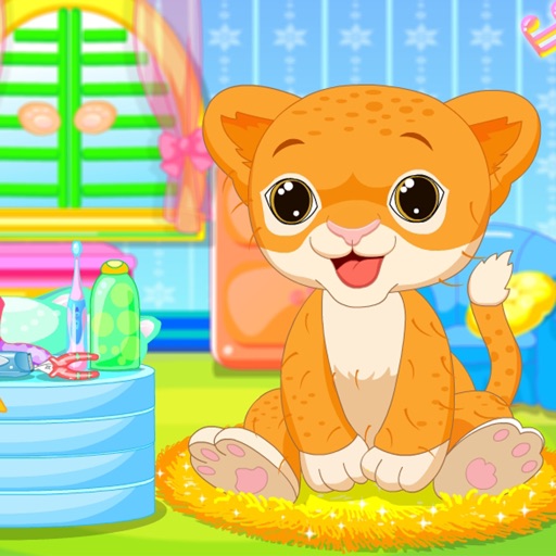 Baby Lion Spa Salon And Care Icon