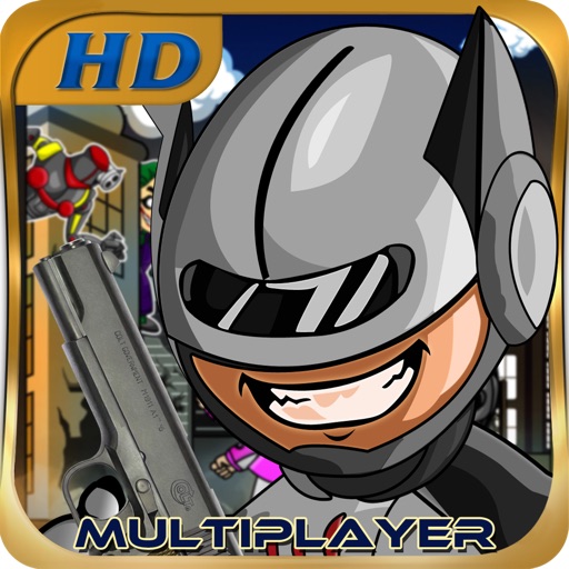 robot bat new cool super hero: best police man kids running multiplayer game 2014 icon